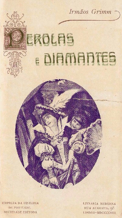 Capa da edição histórica de Pérolas e Diamantes: Contos Infantis
