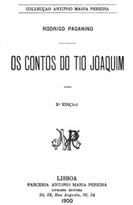 Capa da edição histórica de Os Contos do Tio Joaquim