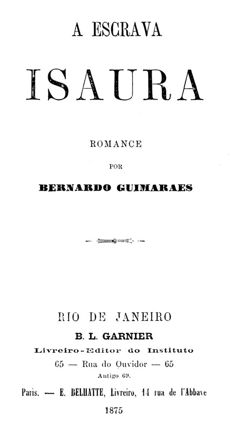 Capa de A Escrava Isaura