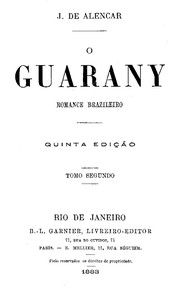 Capa de O Guarani — Volume 2