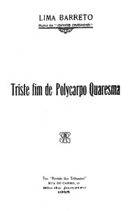 Capa de Triste Fim de Policarpo Quaresma