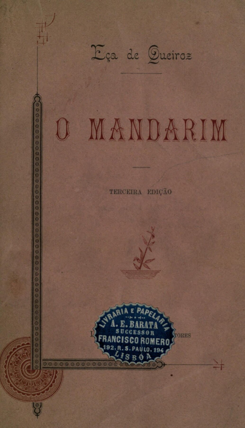 Capa de O Mandarim