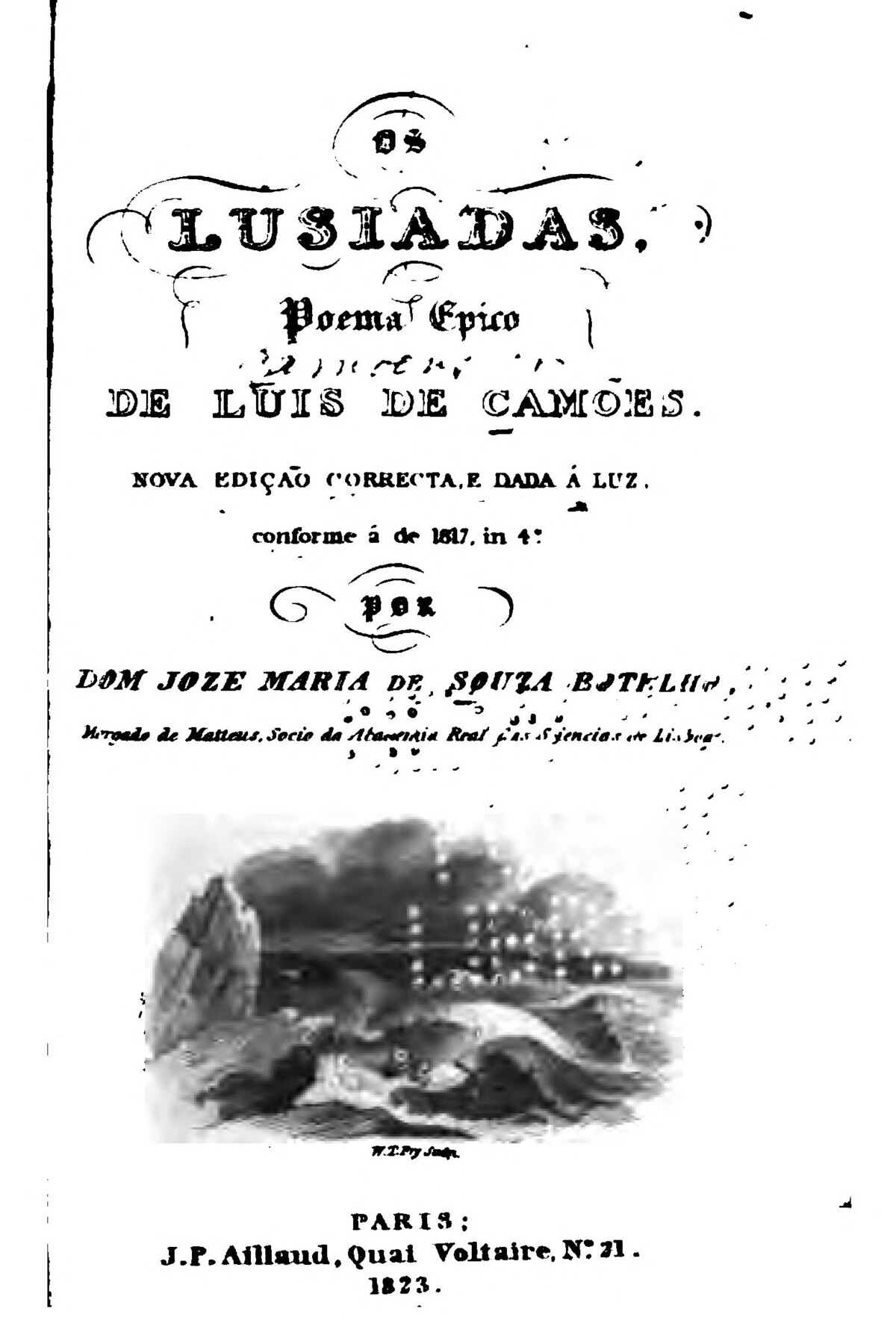 Capa de Os Lusíadas