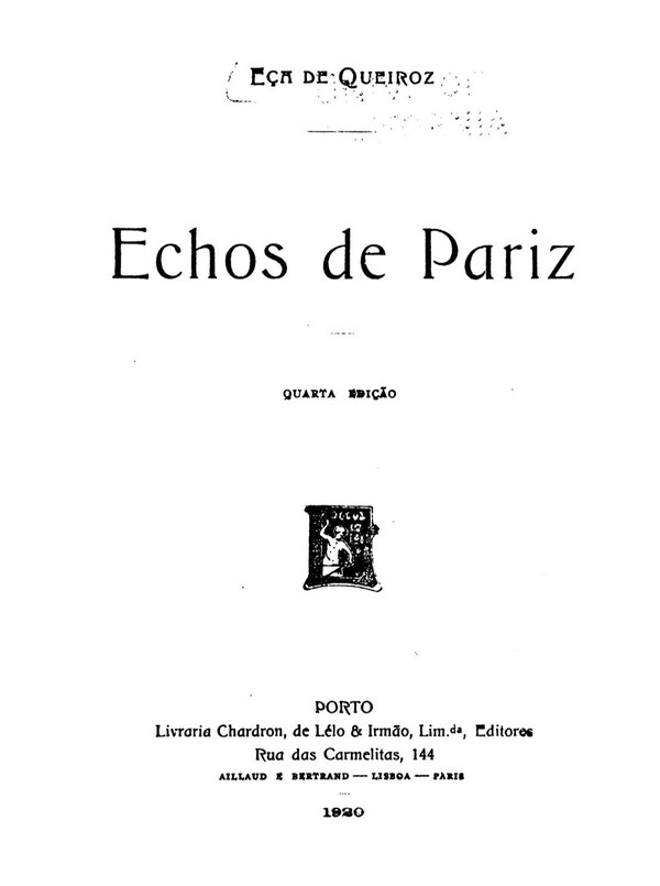Capa de Ecos de Paris
