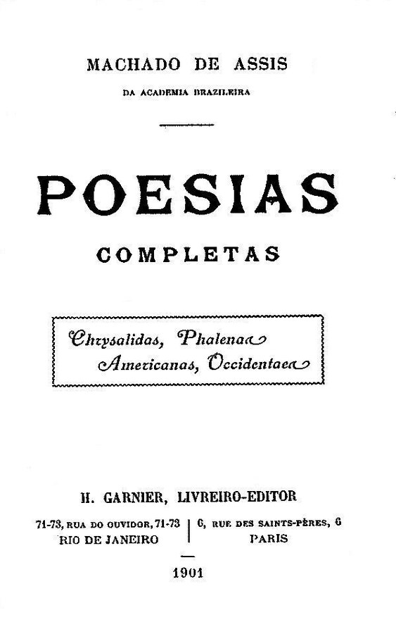 Capa de Poesias Completas