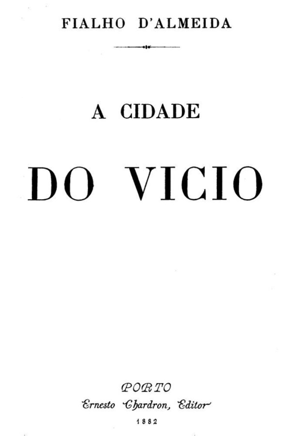 Capa de A Cidade do Vício