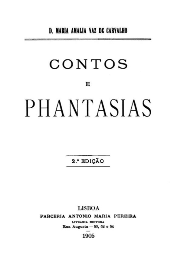 Capa de Contos e Fantasias