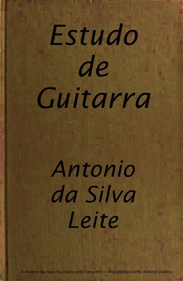 Capa de Estudo de Guitarra