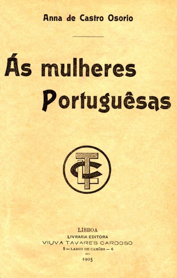 Capa de Às Mulheres Portuguesas