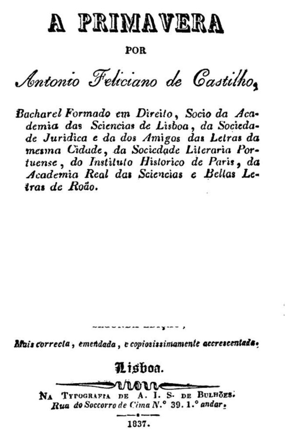 Capa de A Primavera