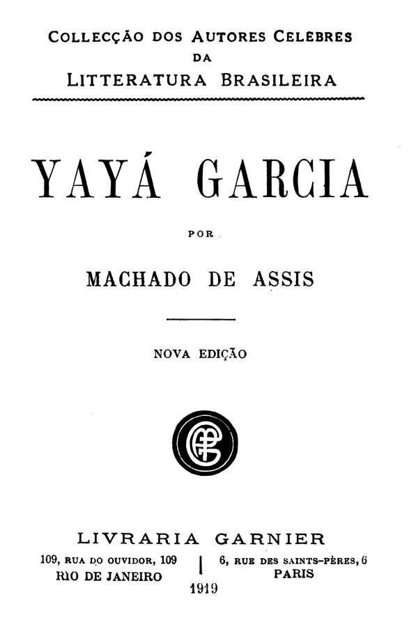Capa de Iaiá Garcia