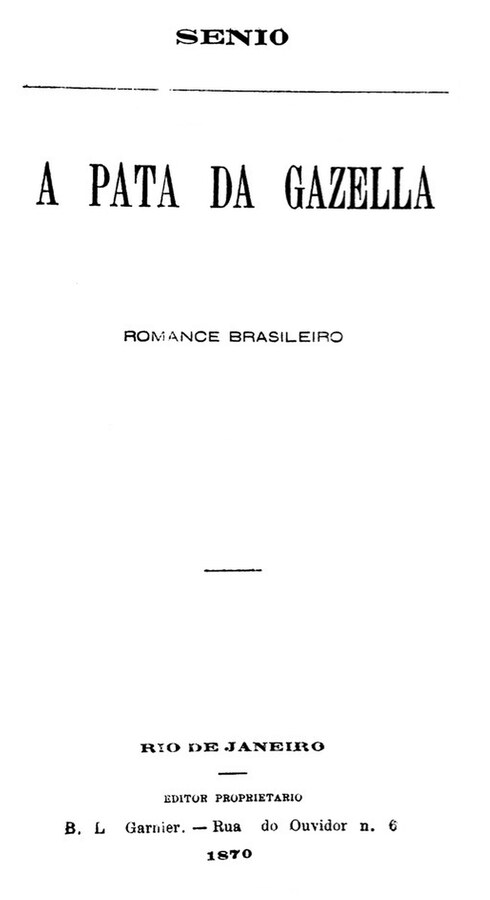 Capa de A Pata da Gazela