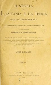 Capa de Historia da Luzitania e da Iberia