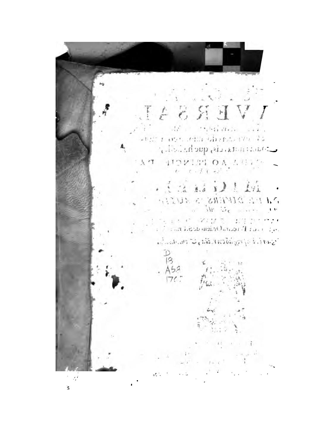 Capa de Historia universal, em que se descrevemos imperios, monarchias, reynos, et provincias do…
