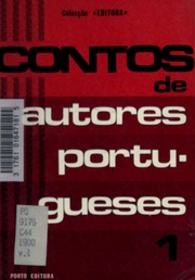 Capa de Contos de autores portugueses