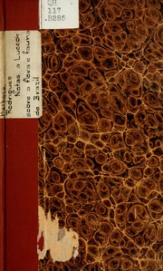 Capa de Notas a Luccok sobre a flora e fauna do Brazil