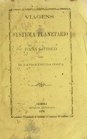 Capa de Viagens no systema planetario : poema satyrico em doze cantos