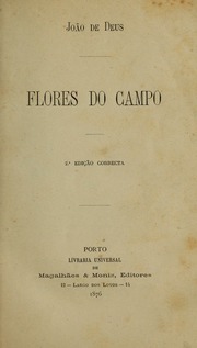 Capa de Flores do Campo [poesias]
