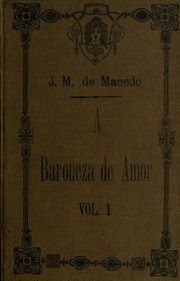 Capa de A baroneza de amor, romance brazileiro