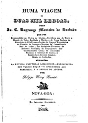 Capa de Huma viagem de duas mil legoas