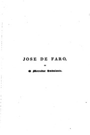 Capa de Historia de José de Faro