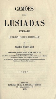 Capa de Camões e Os Lusiadas, ensaio historico-critico-litterario
