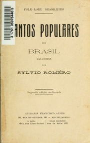 Capa de Cantos populares do Brasil