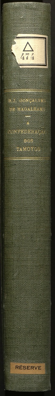 Capa de A confederação dos Tamoyos : poema