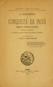 Capa de A descoberta e conquista da India pelos portuguezes; romance histórico