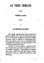 Capa de As tres irmans; romance