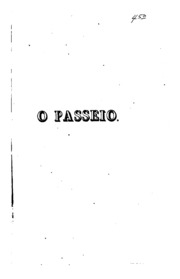 Capa de O passeio, poema