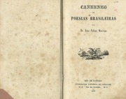 Capa de Canhenho De Poesias Brasileiras