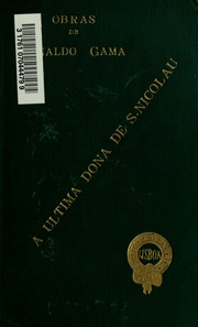 Capa de A ultima dona de S. Nicolau (episodio da historia do Porto no seculo 15)