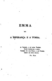 Capa de Emma; ou, A esperança e a tumba, com as cartas de Silvano e Lilia, seguidas de outras poesias