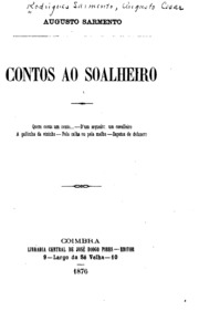 Capa de Contos ao soalheiro ..