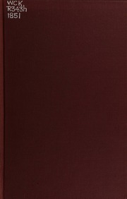 Capa de Historia e descripção da febre amarella epidemica que grassou no Rio de Janeiro em 1850