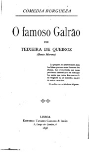 Capa de O famoso Galrão [romance]