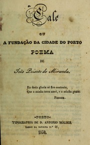Capa de Cale, ou, A fundação da cidade do Porto