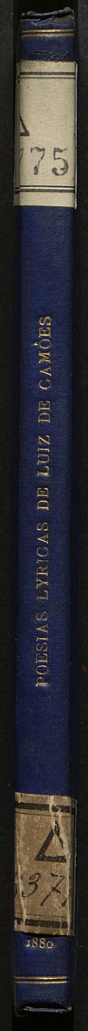 Capa de Poesias lyricas