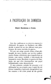 Capa de Apontamentos para a historia da guerra da Zambezia, 1871-1875