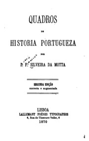Capa de Quadros de historia portugueza