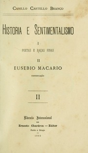 Capa de Historia e sentimentalismo