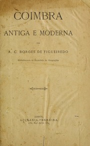 Capa de Coimbra antiga e moderna