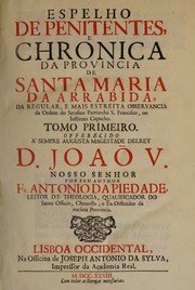 Capa completa de Espelho de penitentes e chronica da Provincia de Santa Maria da Arrabida