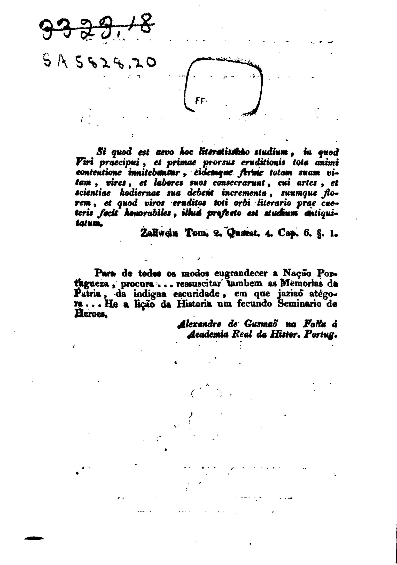 Capa de Memórias históricas do Rio de Janeiro e das provincias annexas a' jurisdicção do vice-rei do…