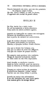 Capa de Poesias lyricas. Com uma noticia biographica de auctor