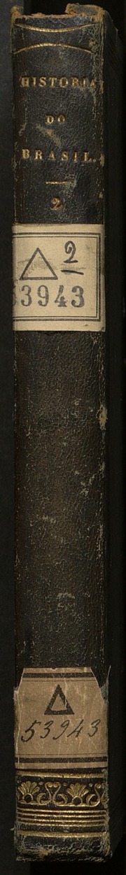 Capa de Compendio da historia do Brasil. Tome second.