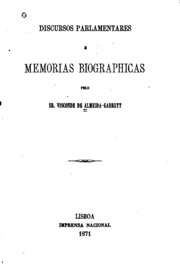 Capa de Discursos parlamentares e memorias biographicas