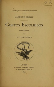 Capa de Contos escolhidos; illustrações de E. Casanova