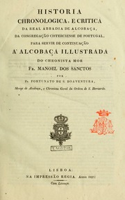 Capa de Historia chronologica, e critica da Real Abbadia de Alcobaça, da congregação Cisterciense de…